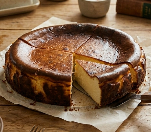 Lemon Basque Cheesecake